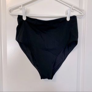 Black high waist lululemon swim bottoms